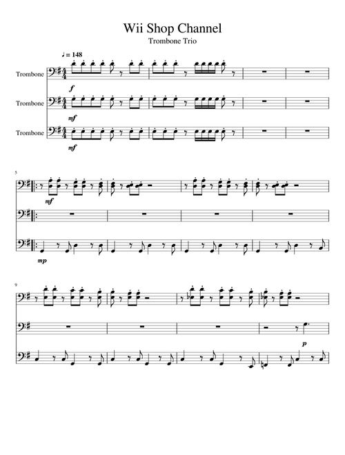 Wii Shop Channel - Trombone Trio
