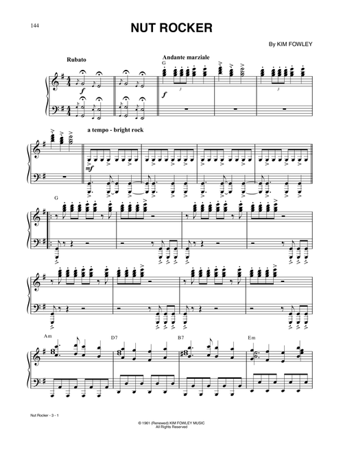 Nut Rocker - B Bumble & The Stingers (Piano Solo)