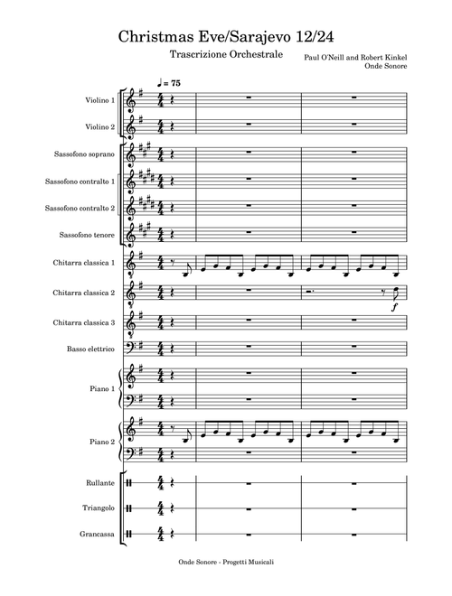 Christmas Eve/sarajevo 12/24 (Arr. Onde SOnore) - Trans-Siberian Orchestra (Large Ensemble)