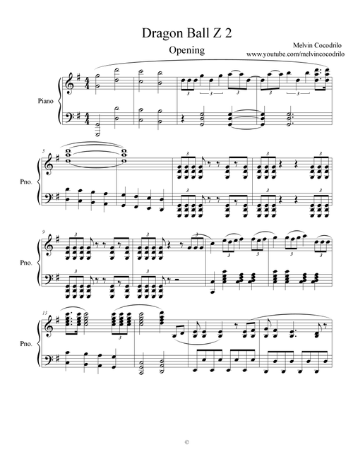 Dragon Ball Z (Arr. MelvinCocodrilo) - Shunsuke Kikuchi (Piano Solo)