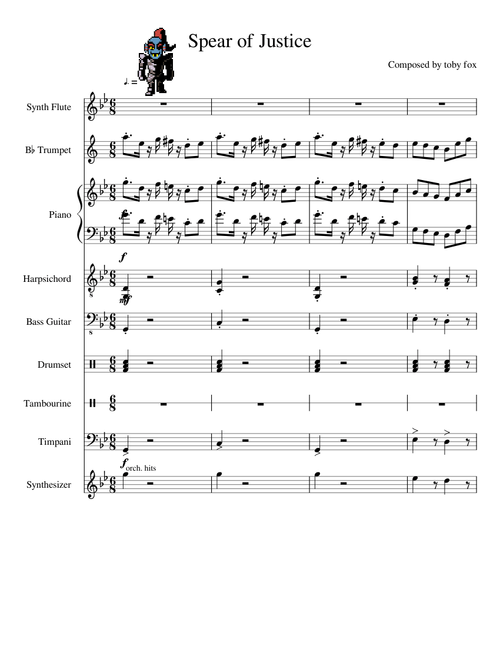 Spear of Justice (Full arrangement!)