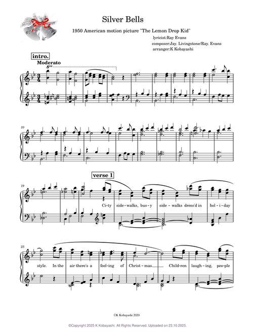 Silver Bells - Jay Livingston & Ray Evans