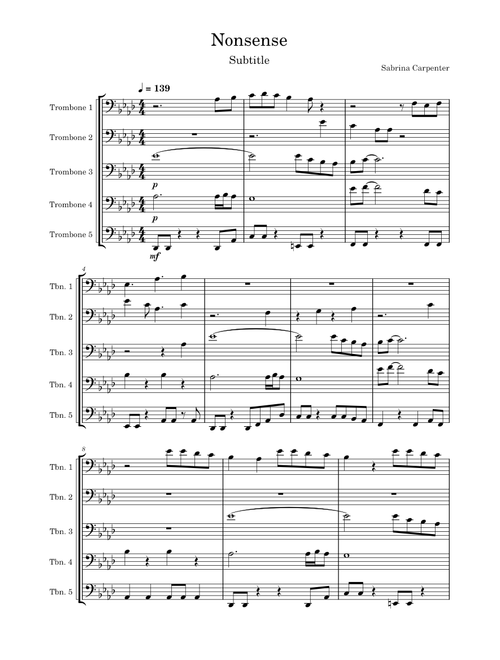Nonsense - Sabrina Carpenter