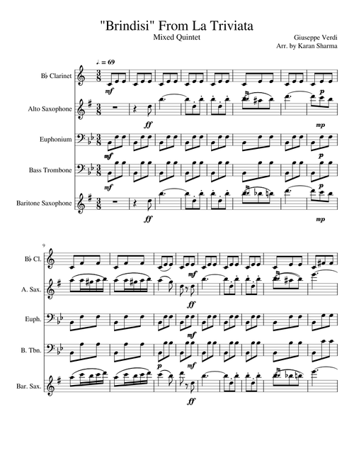 Brindisi from La Traviata