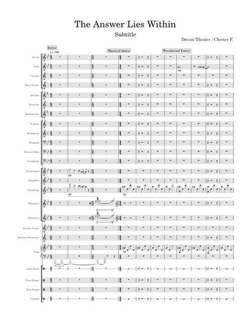 The Answer Lies Within - Marching Band Arr.