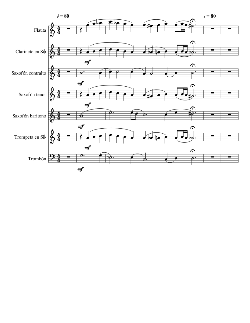 Paint it black Sheet music for Trombone, Flute, in bflat