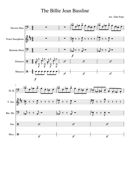 The Billie Jean Bassline