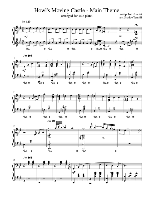 Howl's Moving Castle - Main Theme