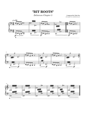 BIT ROOTS- Deltarune Chapter 3 – Toby Fox Sheet Music with Chords for ...