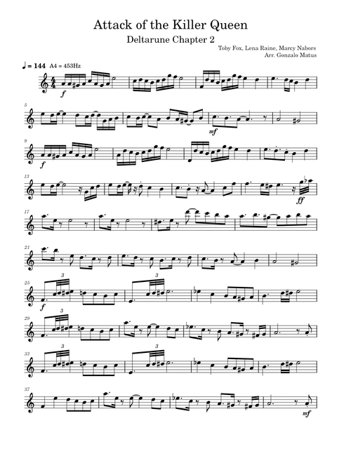 Attack of the Killer Queen – Violin Solo