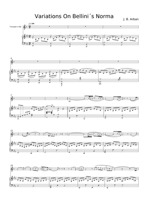 Variations On Bellini´s Norma – Jean-Baptiste Arban Variations On ...
