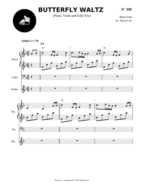 Butterfly Waltz (orchestral) - Brian Crain