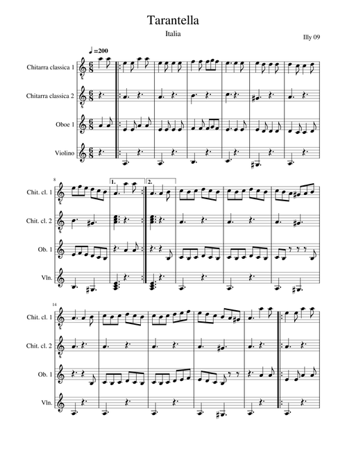 Tarantella Napoletana – Misc tunes