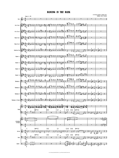Dancing In The Dark (Arr. Daryl McKenzie) - John Barker (Small Ensemble)