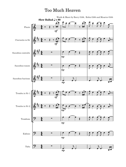 Too much heaven – Bee Gees