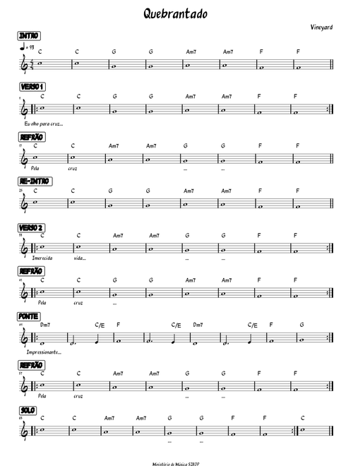 Quebrantado – Vineyard Music
