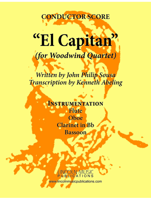 March - El Capitan (for Woodwind Quartet) (Arr. Kenneth Abeling) - John Philip Sousa (Woodwind Ensemble)