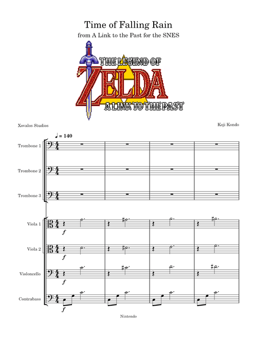 Time of Falling Rain - The Legend of Zelda: A Link to the Past - Koji Kondo