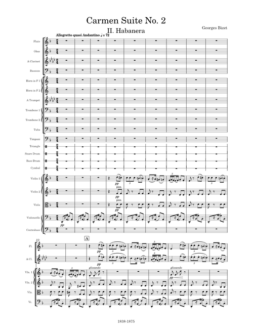 Carmen Suite No. 2: II. Habanera – Georges Bizet