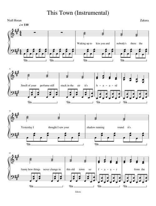 Niall Horan - This Town (Instrumental Version)
