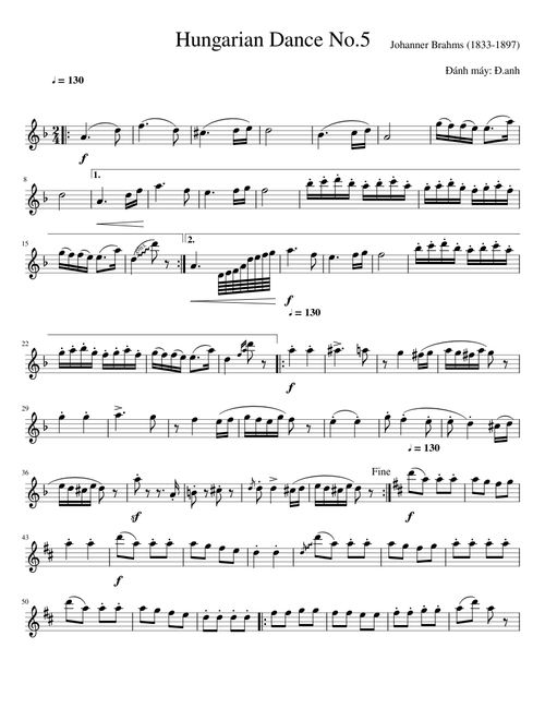 Hungarian Dance No.5