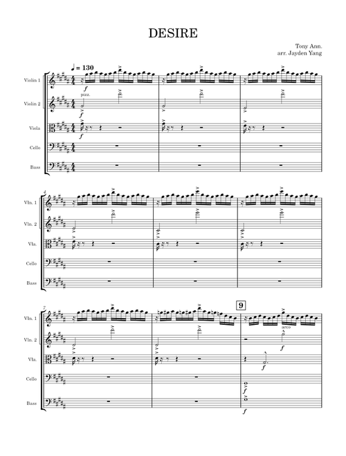 DESIRE – Tony Ann