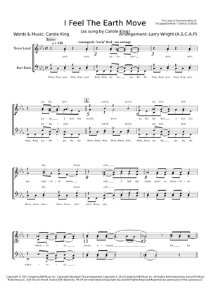 Play Official version of I feel the earth move Sheet Music by