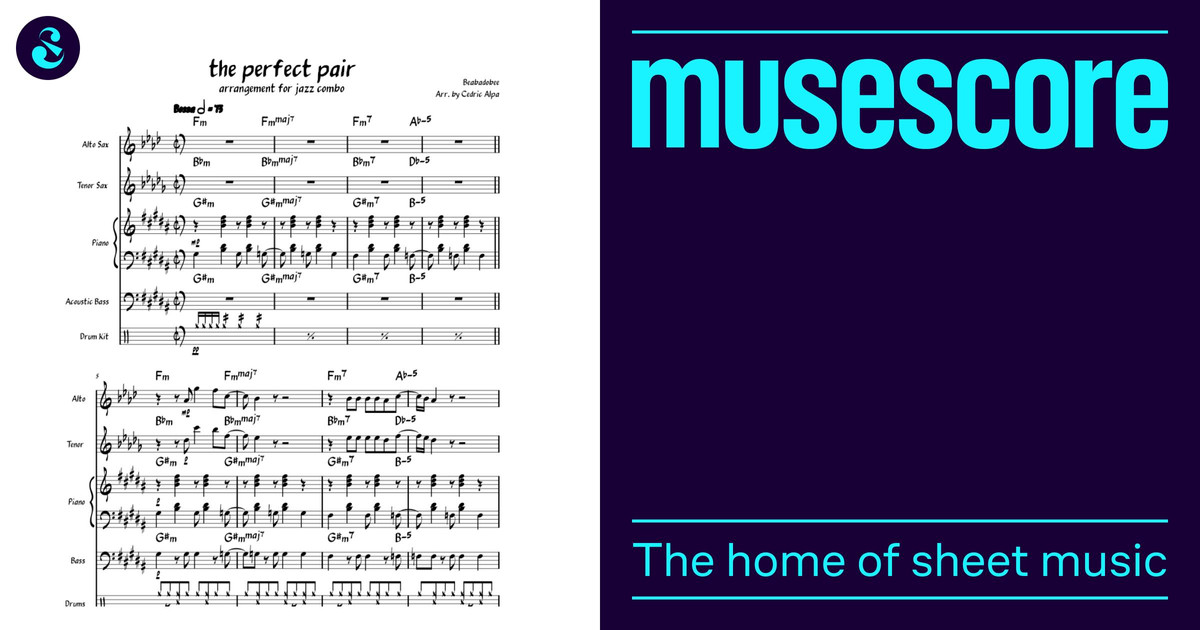 the perfect pair – beabadoobee Sheet Music with Chords for Piano