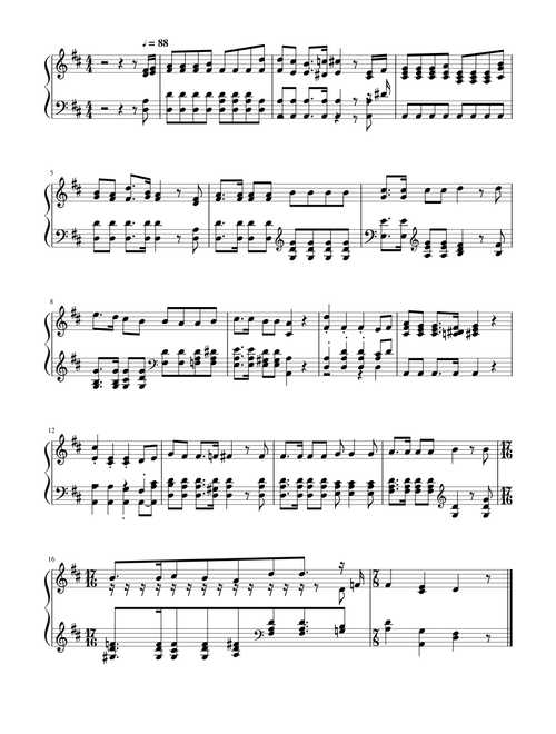 Tis but a simple little word - E. S. Lorenz