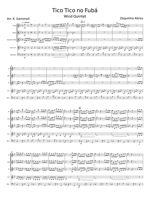 Tico-Tico no Fubá - Zequinha de Abreu