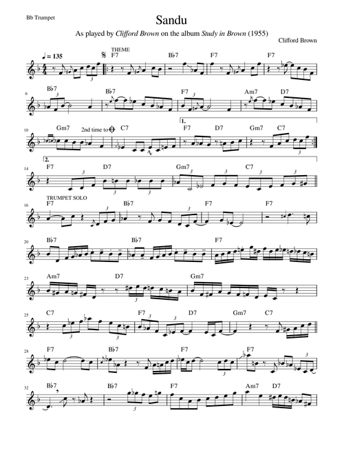 Sandu – Clifford Brown
