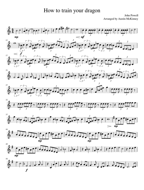 How to train your dragon trumpet solo