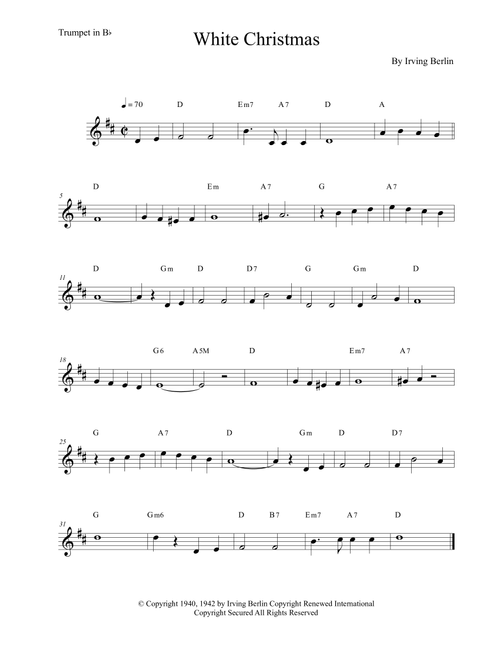White Christmas (Arr. Leo Silva) - Taylor Swift, Garth Brooks, Rascal Flatts (Trumpet Solo)