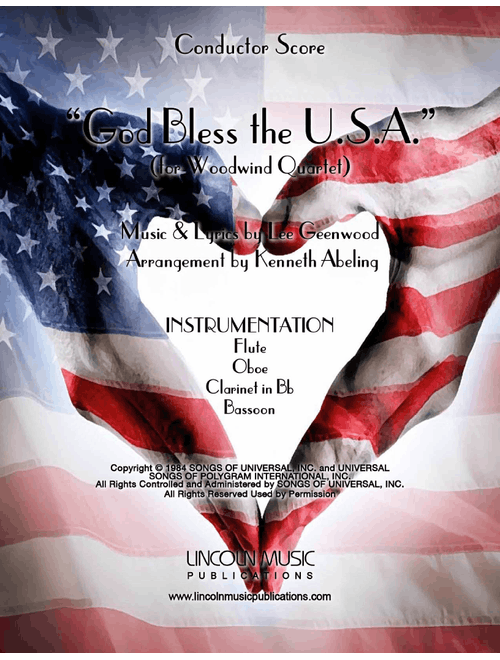 God Bless The U.s.a. (Arr. Kenneth Abeling) - Lee Greenwood (Woodwind Ensemble)