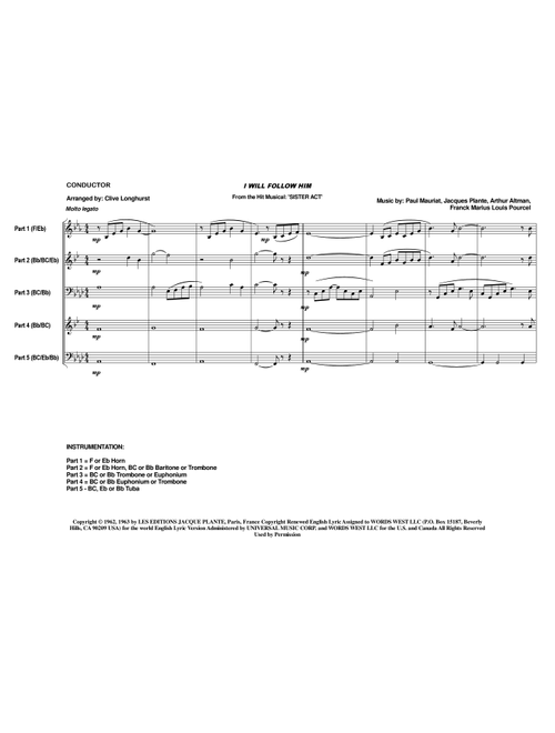 I Will Follow Him (i Will Follow You) (Arr. Clive Longhurst) - Nicole Johnson (Brass Ensemble)