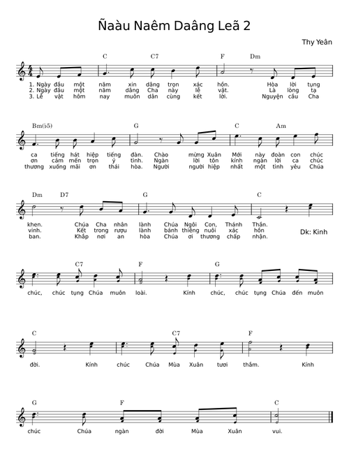 Đầu Năm Dâng Lễ 2 - Thy Yên