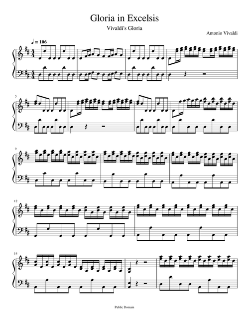 Gloria in Excelsis – Antonio Vivaldi