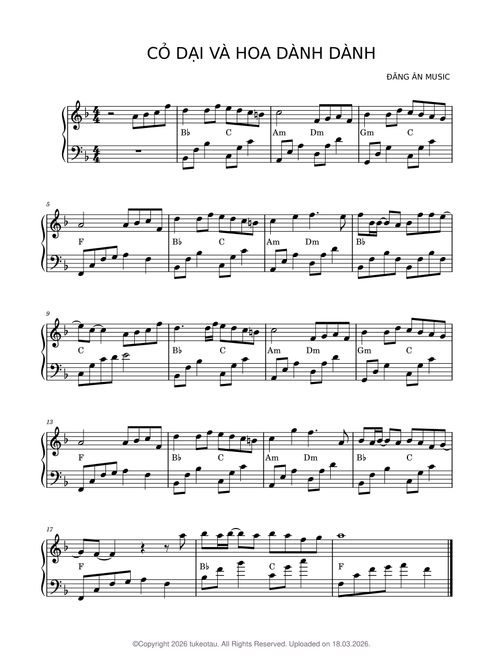 CỎ DẠI VÀ HOA DÀNH DÀNH