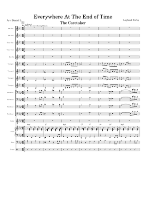 The Caretaker // Everywhere at the End of Time Sheet Music for Piano ...