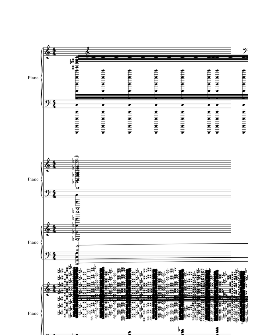 black midi Sheet music for Piano (Mixed Quintet)