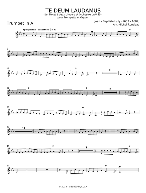 Te Deum laudamus - Jean-Baptiste Lully