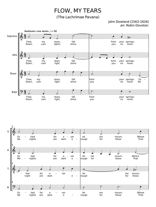 Flow, My Tears - John Dowland