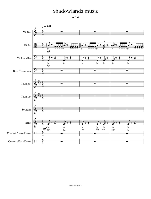Shadowlands music (WoW)