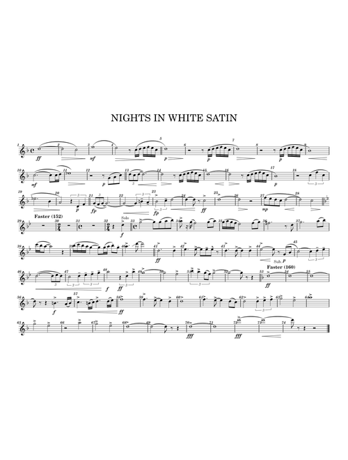 Nights in White Satin – Justin Hayward