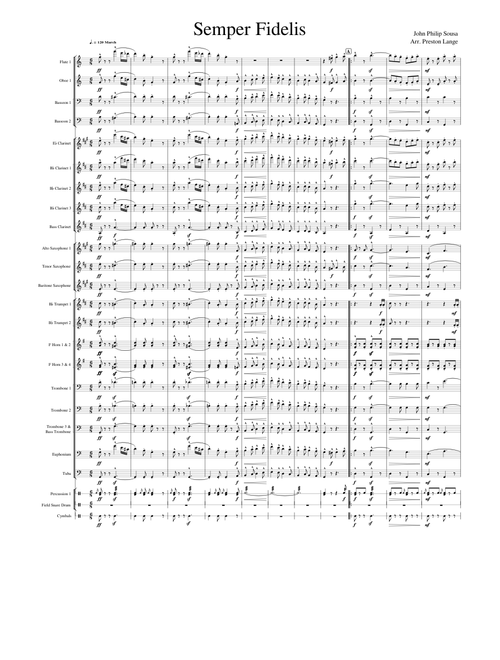 Semper Fidelis – John Philip Sousa