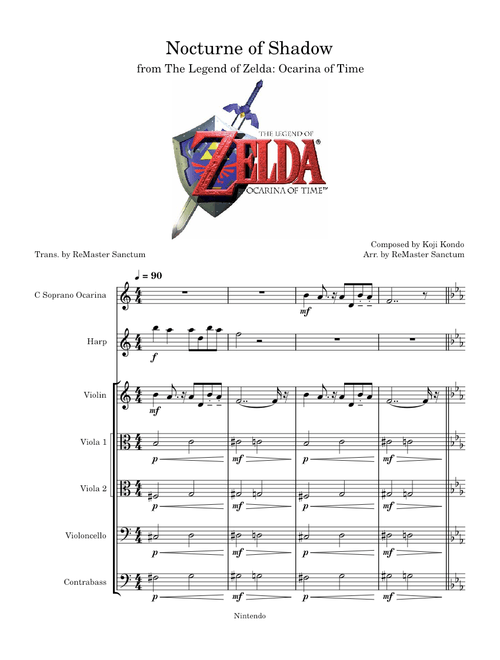Nocturne of Shadow - The Legend of Zelda: Ocarina of Time – Koji Kondo, 近藤 浩治