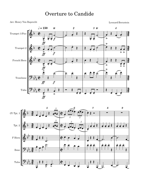 Overture to Candide – Leonard Bernstein