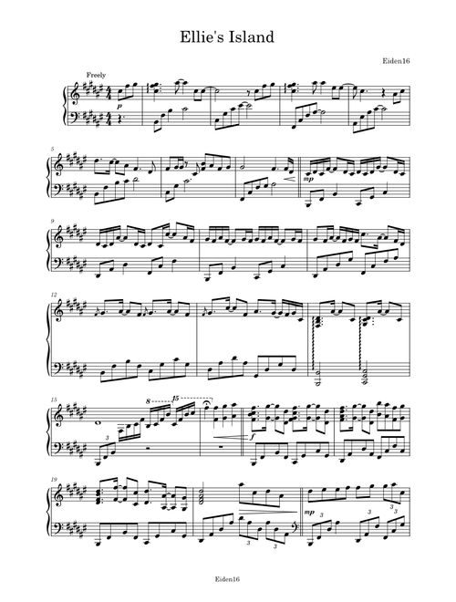 Eiden16 | Free sheet music | Download PDF or print on MuseScore.com