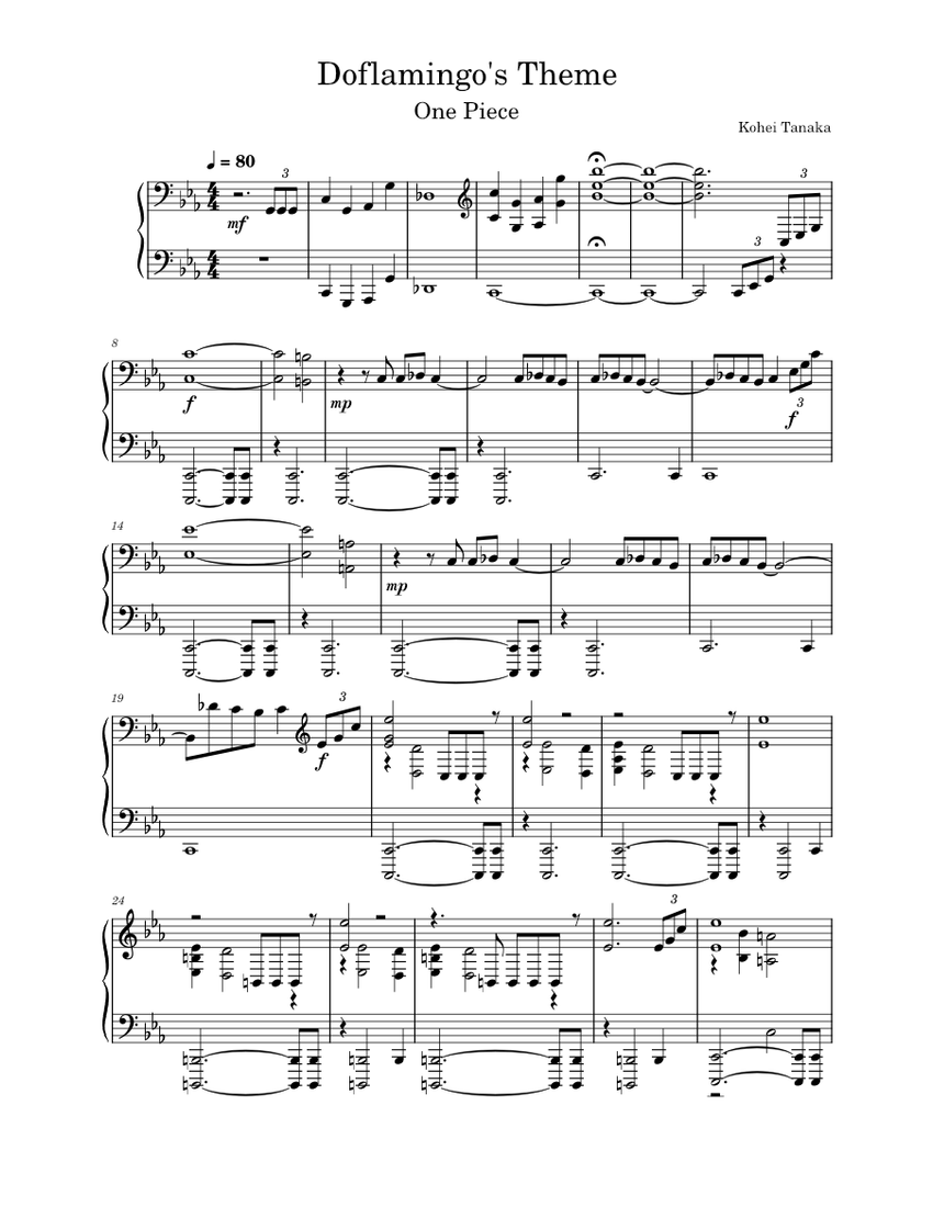 Jurassic World Theme Violin Sheet Music