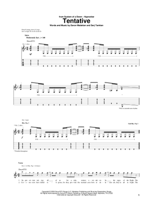 SYSTEM OF A DOWN ギタースコア 楽譜 HYPNOTIZE バンド - メルカリ